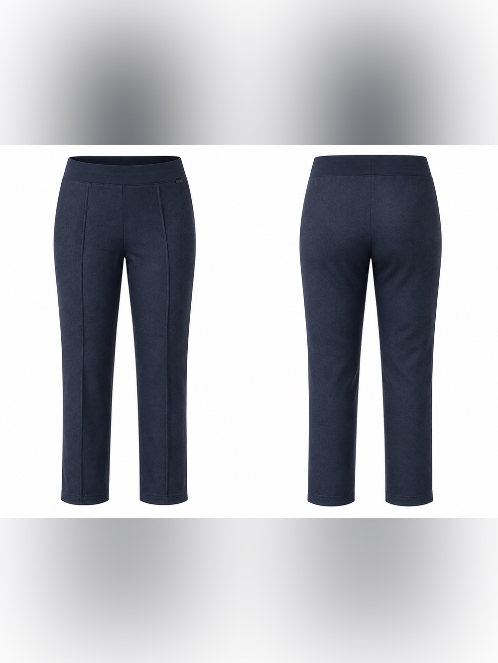 Easy Calvin Klein Power Stretch Navy Pull On Pants Size L
